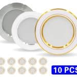 10 pièces/lot Led Downlight 220v plafonnier 5W 9W 12W plafonnier encastré Led rond panneau lumineux 15W 18W projecteur éclairage intérieur