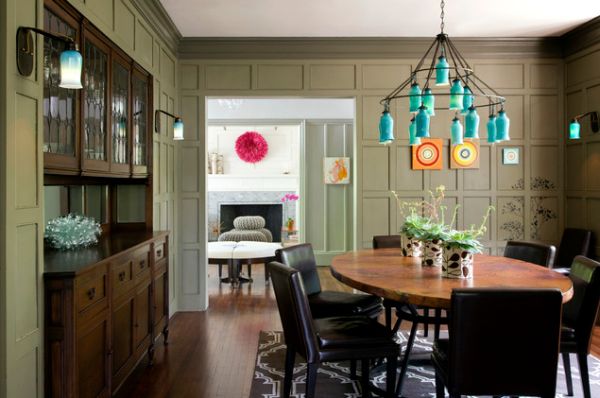Design de lustre rouge