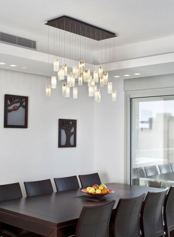 Design de lustre rouge