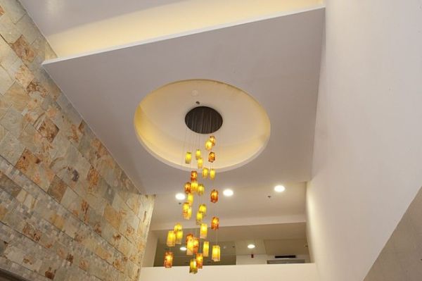 Design de lustre rouge