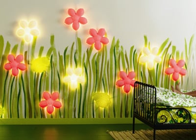 Lampe murale pour enfants Smila Blomma d'Ikea