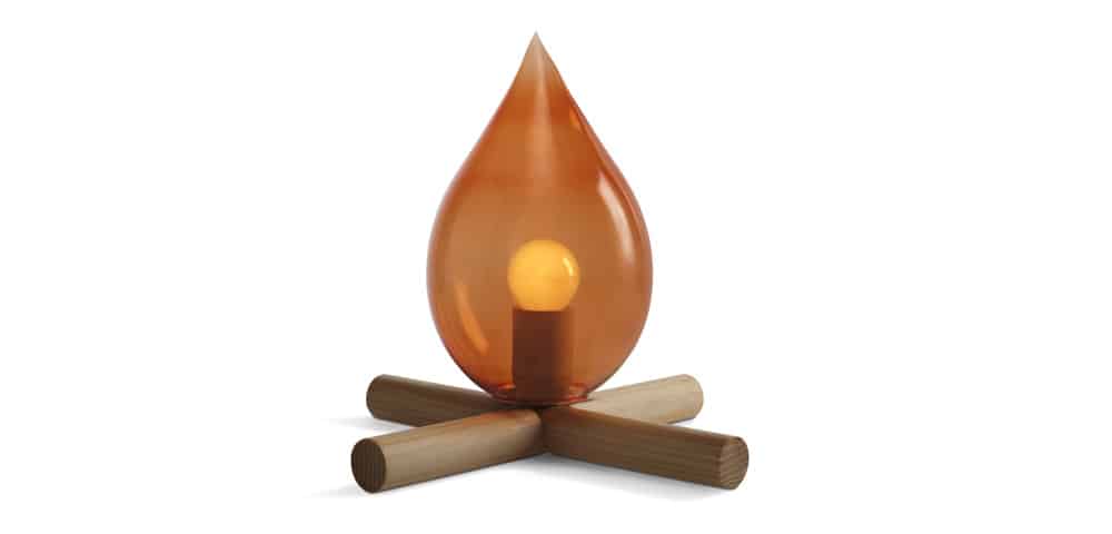 La lampe Fire Kit par Skitch