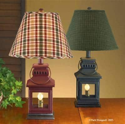 Lampe à lanterne en fer