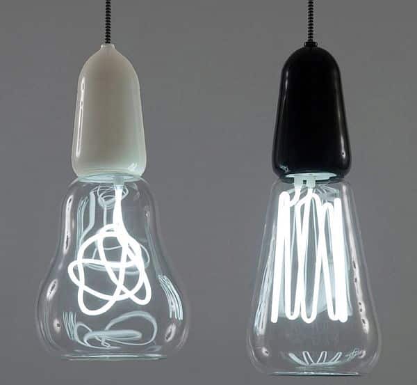 Lampes à filaments contemporaines par Scott, Rich et Victoria