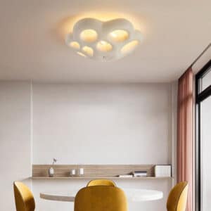 Plafonnier design LED ajouré en fleur Jolia
